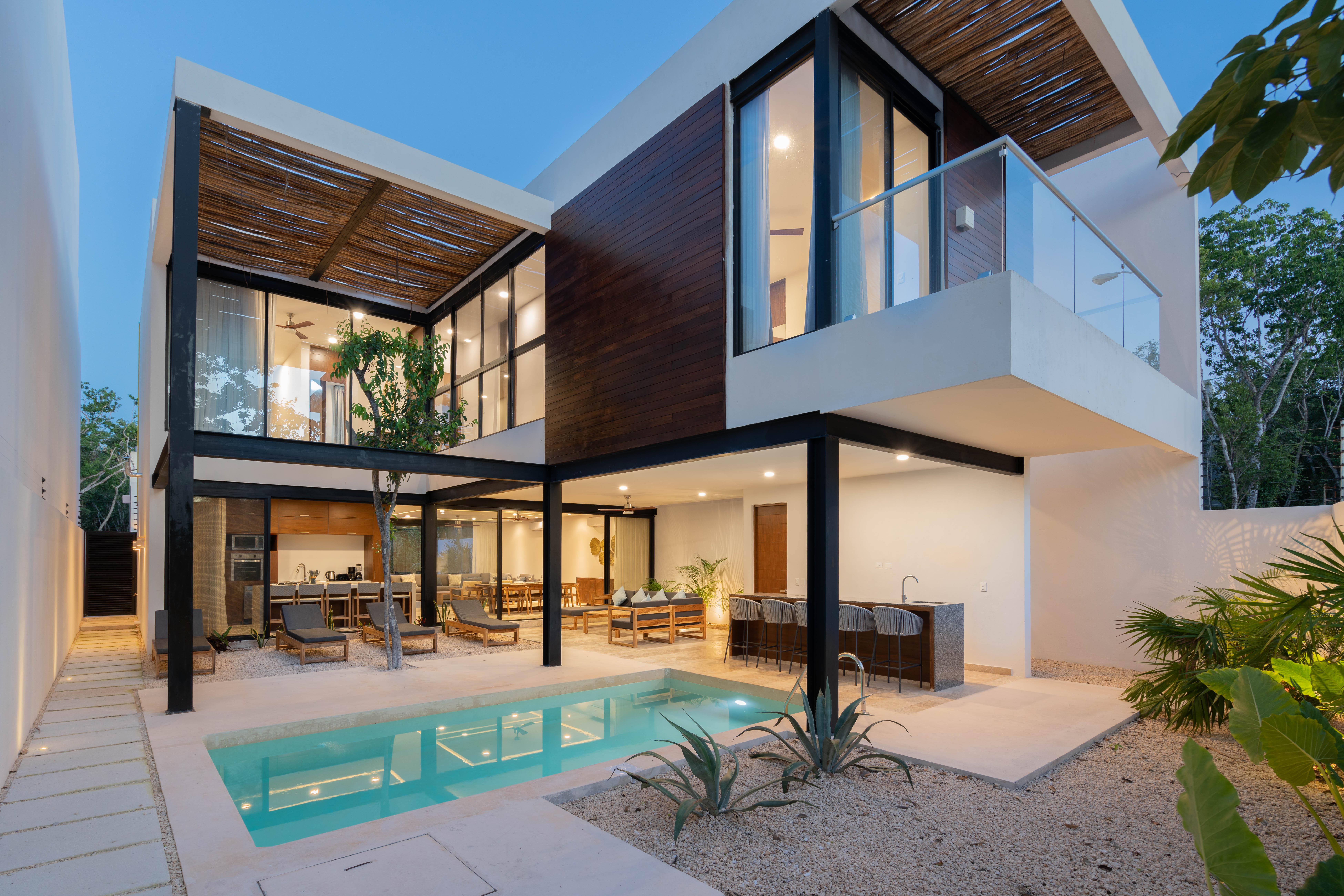 Villa de lujo 3hab en Aldea Zama Premium